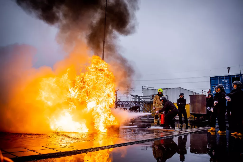 Temporäre Werkfeuerwehr und medizinischer Dienst für GasUnie LNG-Terminal